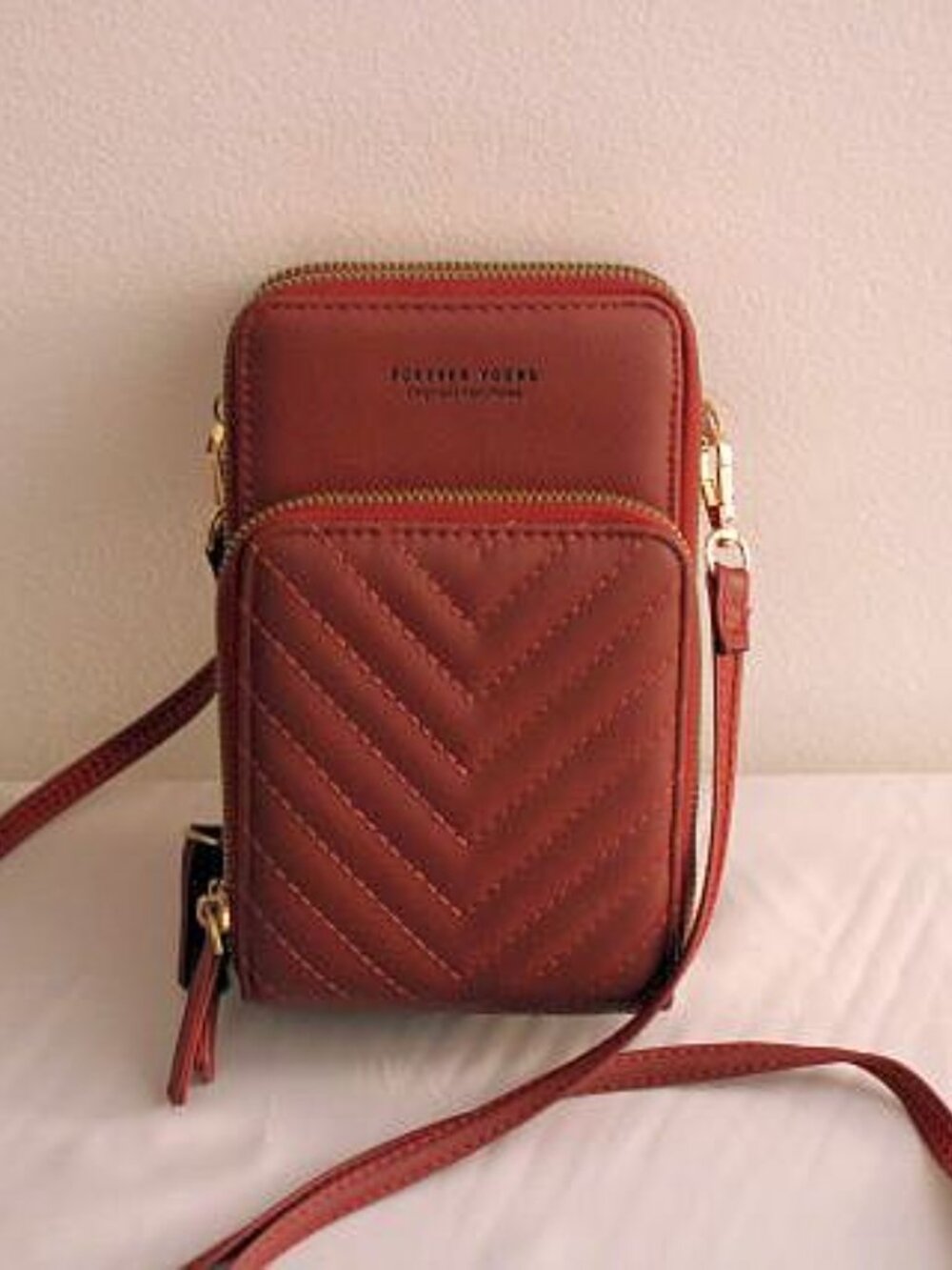 Women's Forever Young Wallet Purse - Burgundy Red